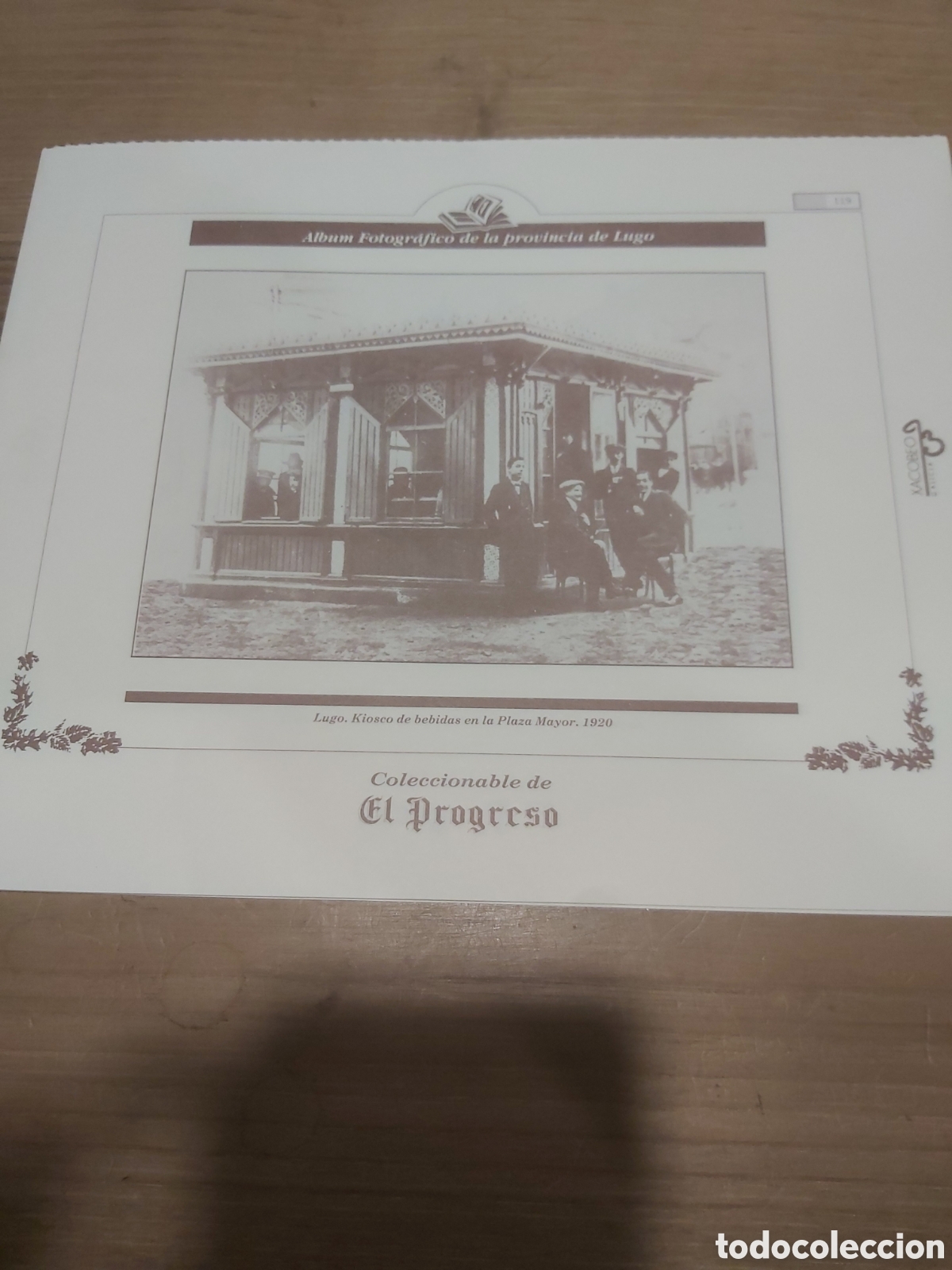 Coleccionismo: 1920 Lugo Galicia Espa&ntilde;a kiosko plaza mayor 119