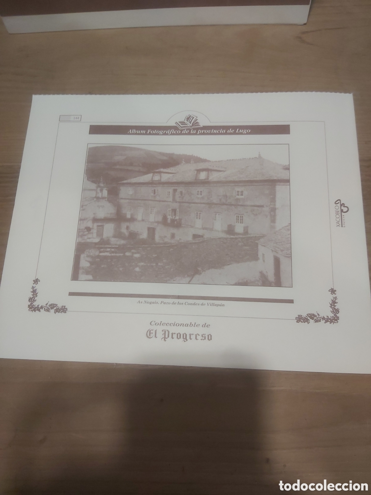 Sammelleidenschaft Papier: Os nogais Lugo paso de los condes de villapun l&aacute;mina coleccionable Lugo Galicia Espa&ntilde;a