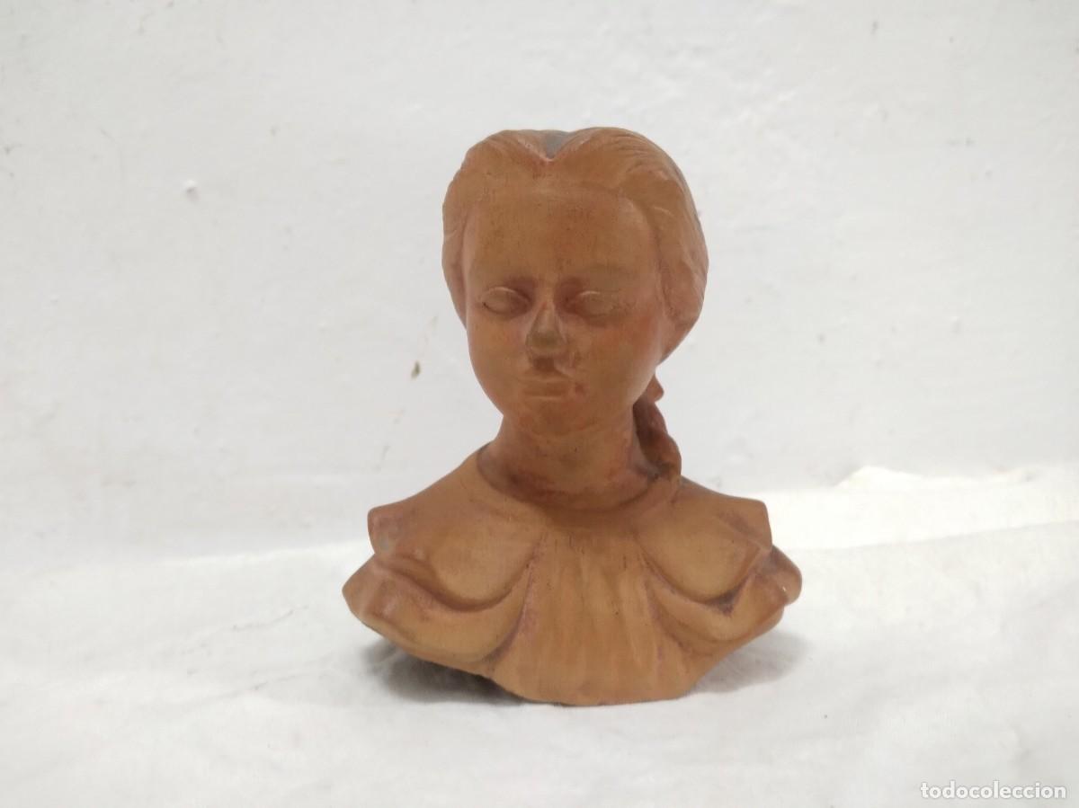 Colecionismo: Antiguo Busto Escultura de Terracota-Firmada Alexander-