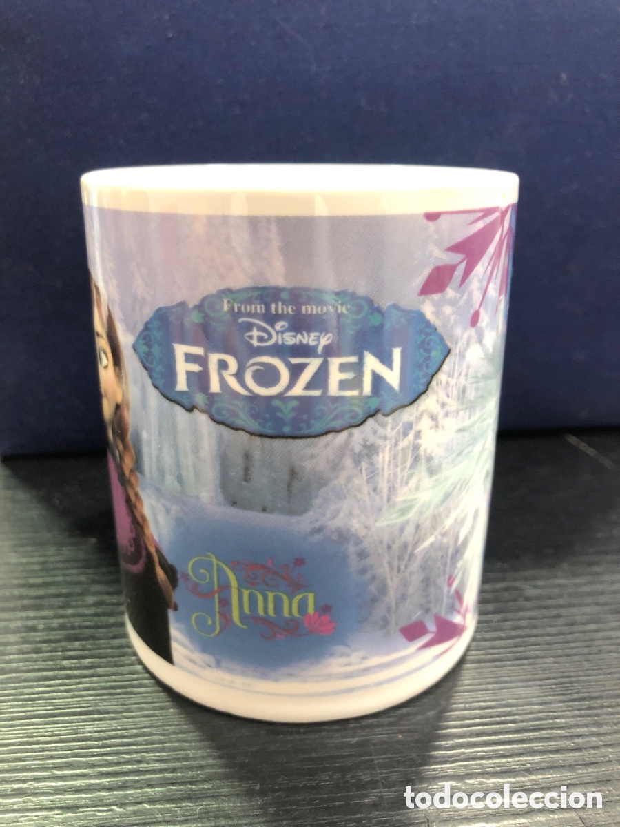 frozen walt disney movie anna elsa cup mug taza - Compra venta en  todocoleccion