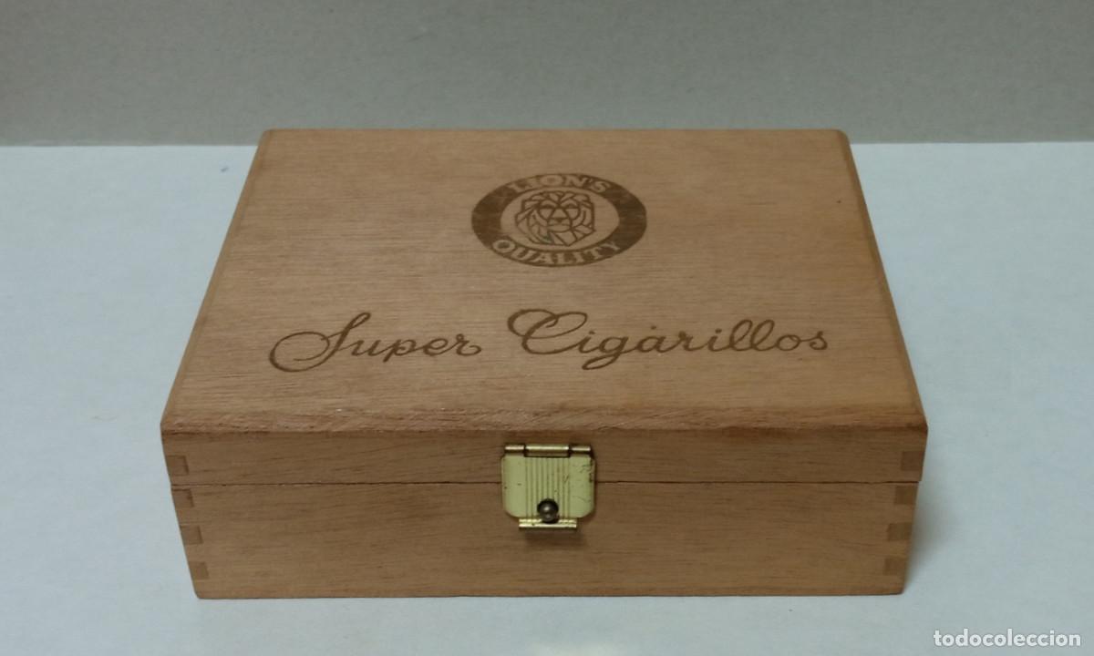 Coleccionismo: Caja Madera - S&uacute;per Cigarrillos - Foto 1