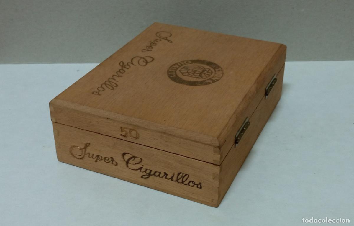 Coleccionismo: Caja Madera - S&uacute;per Cigarrillos - Foto 7