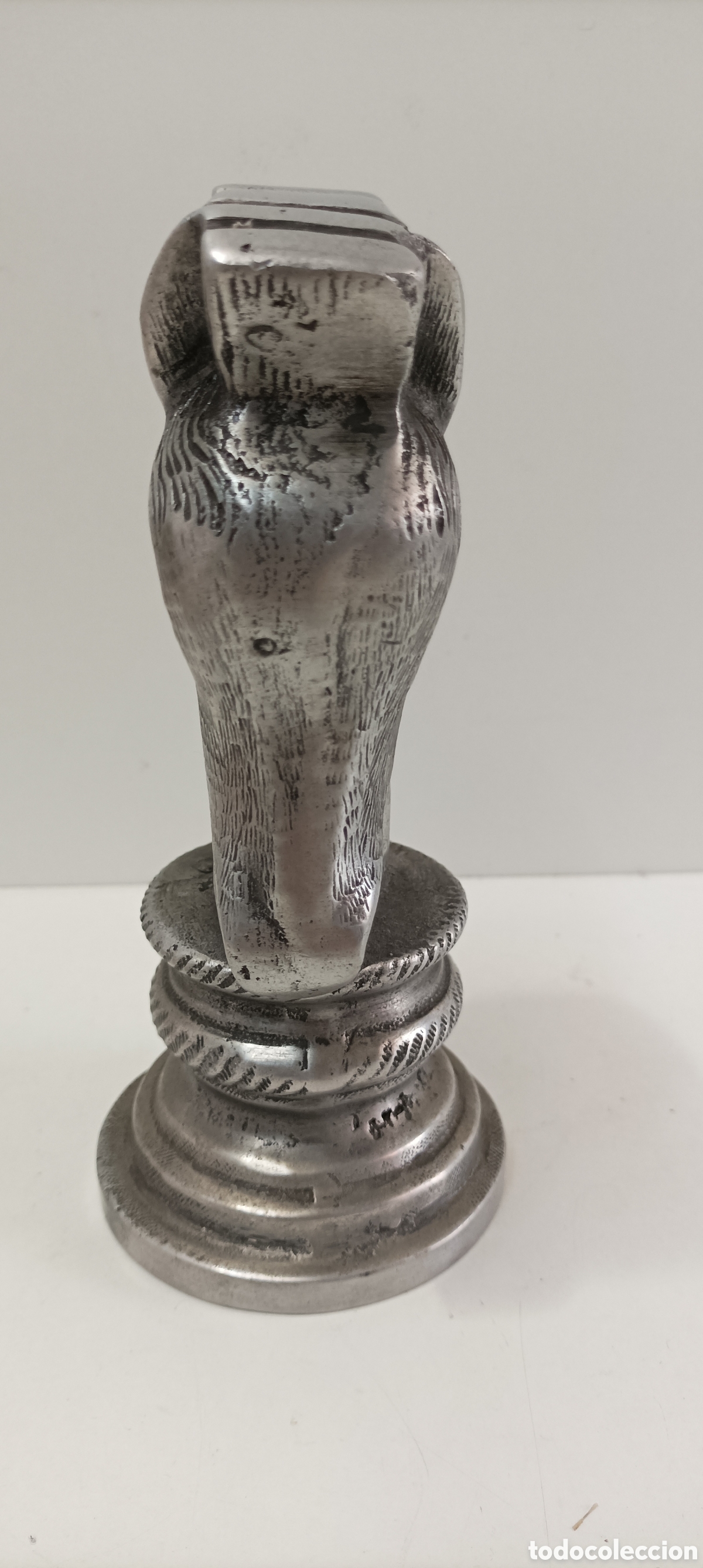 Coleccionismo: FIGURA CABALLO DE AJEDREZ Aluminio - Foto 7