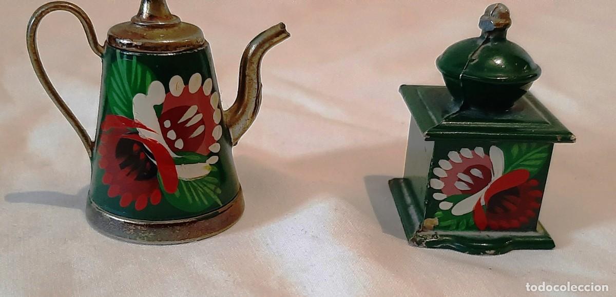Coleccionismo: Tetera y molinillo en miniatura - Foto 3