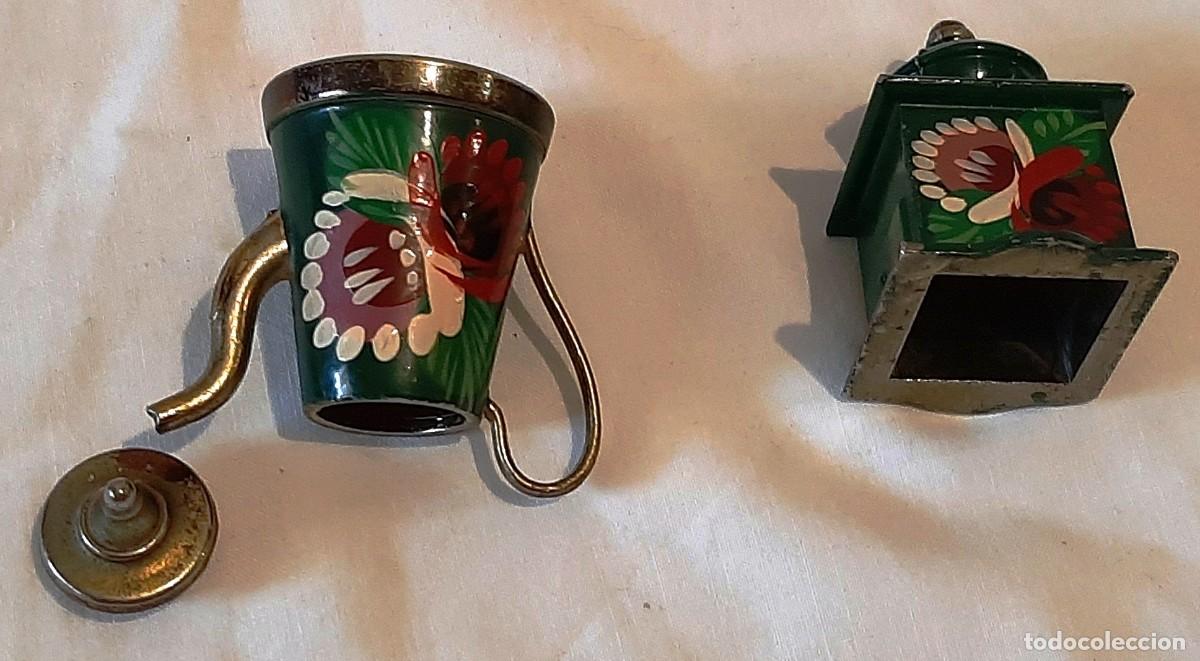 Coleccionismo: Tetera y molinillo en miniatura - Foto 6