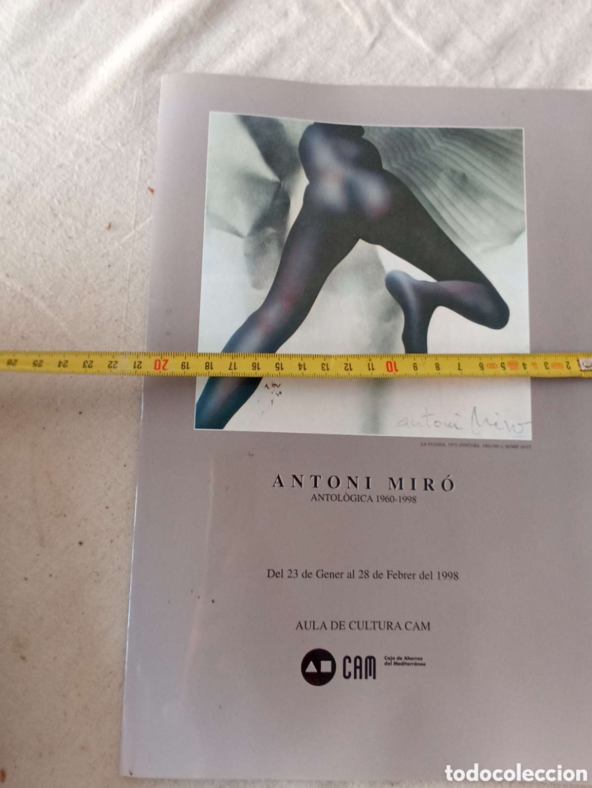 Coleccionismo: Antonio Mir&oacute; pintor triptico exposici&oacute;n - Foto 6