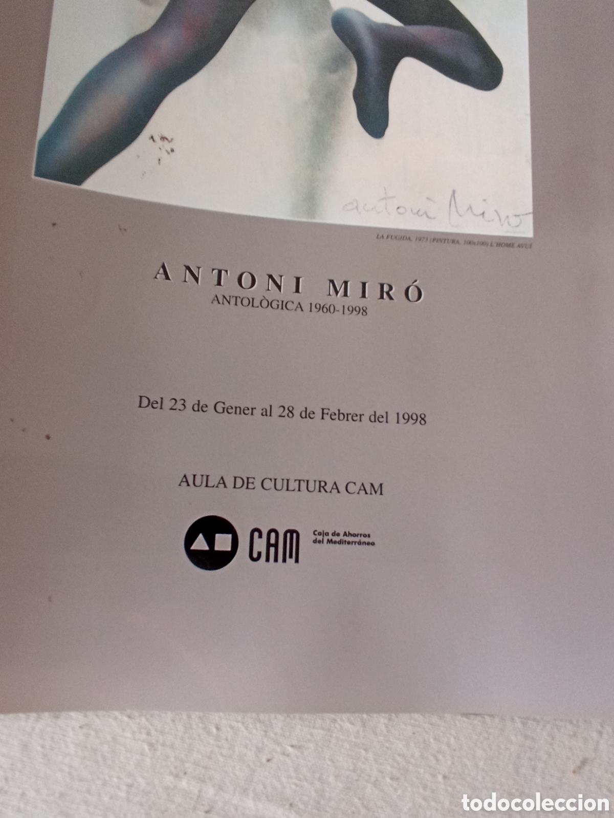 Coleccionismo: Antonio Mir&oacute; pintor triptico exposici&oacute;n - Foto 8
