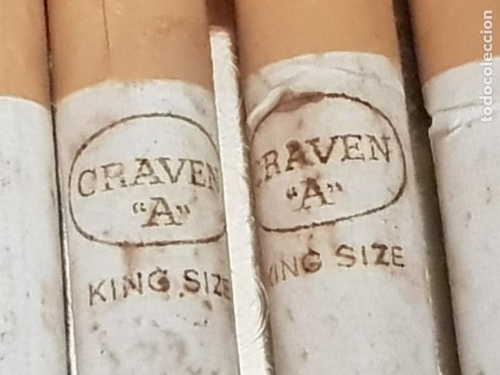 Coleccionismo: PITILLERA ALUMINIO LLENA DE CIGARROS DE EPOCA - Foto 4
