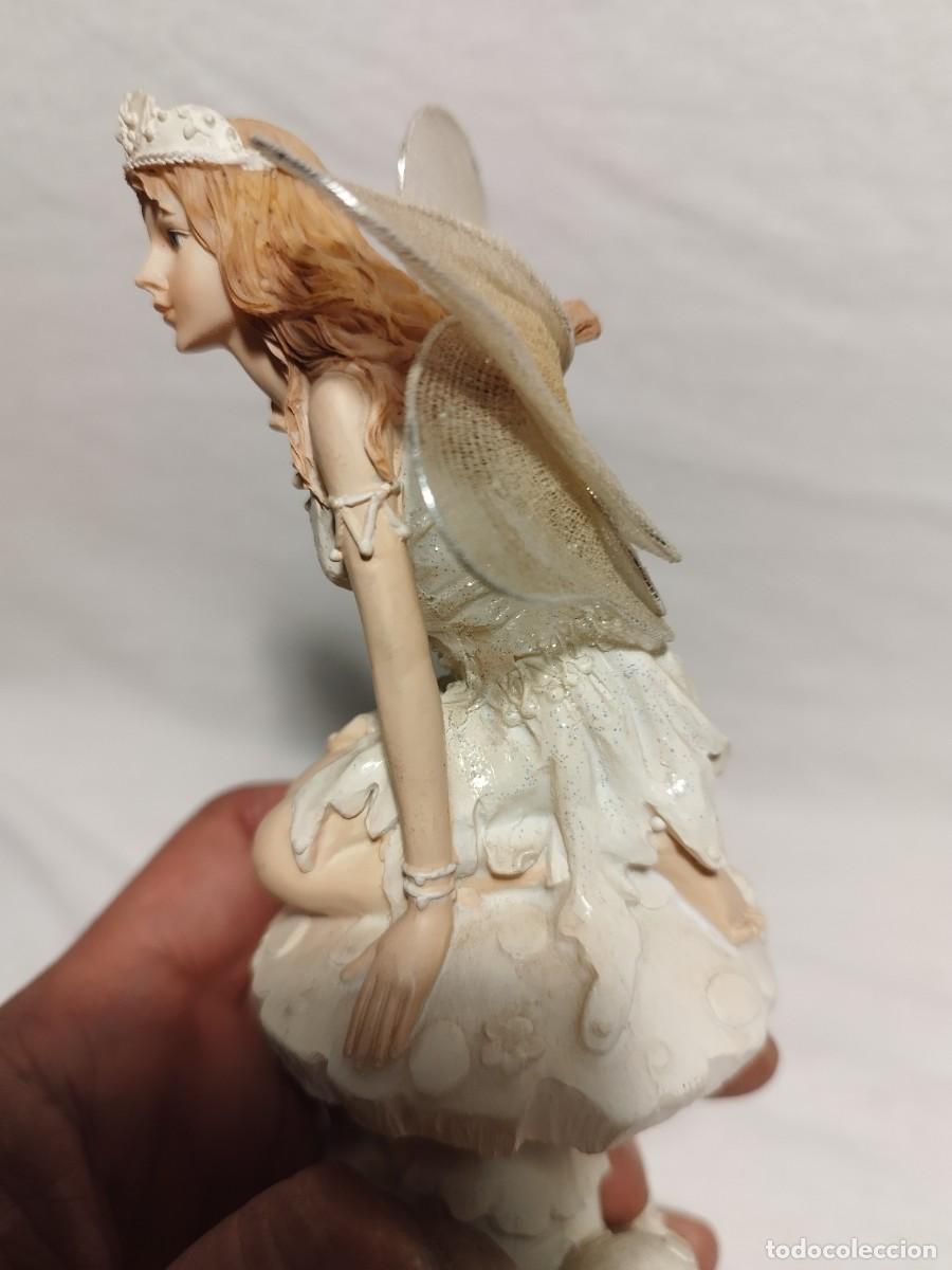 Coleccionismo: Figura de Hada Sentada en una seta - Foto 5