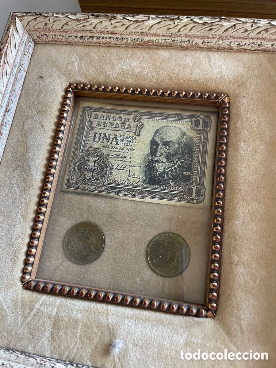 Coleccionismo: Cuadros r&eacute;plicas numism&aacute;tica - Foto 5