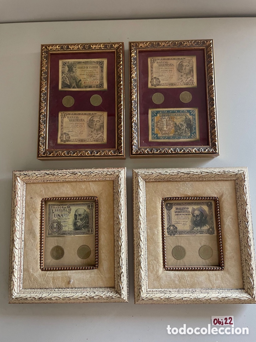 Coleccionismo: Cuadros r&eacute;plicas numism&aacute;tica - Foto 1