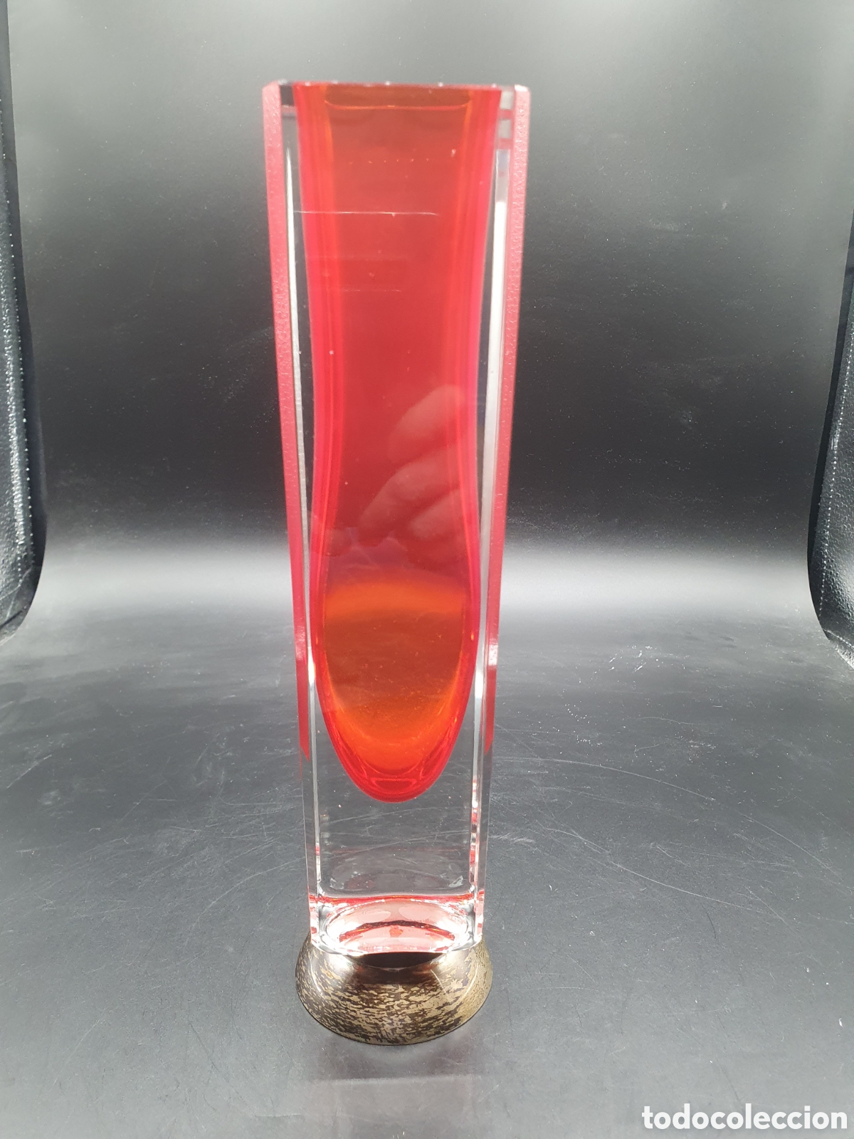 Coleccionismo: Jarr&oacute;n cristal rojo