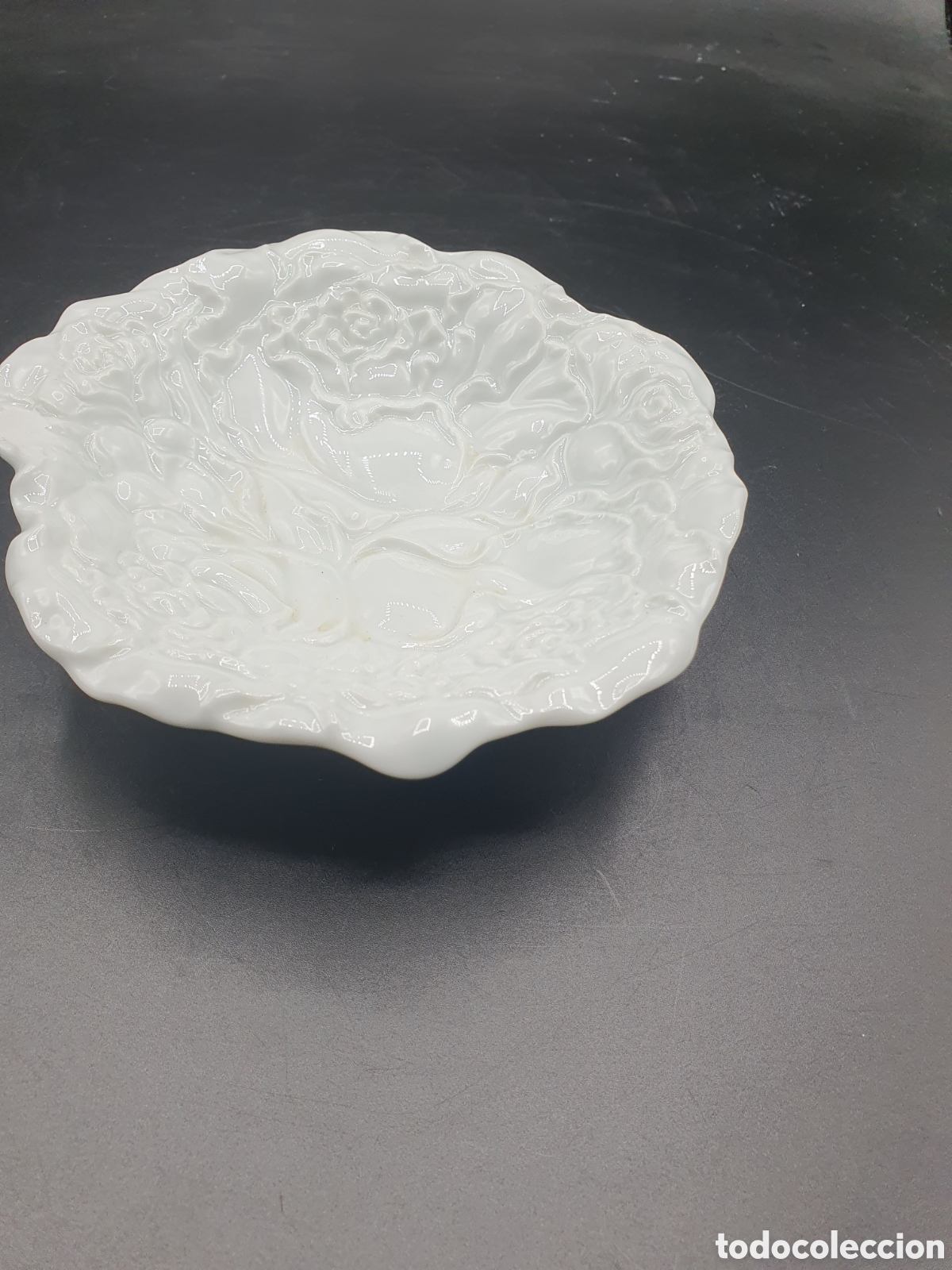 Coleccionismo: Jabonera blanca Av&oacute;n