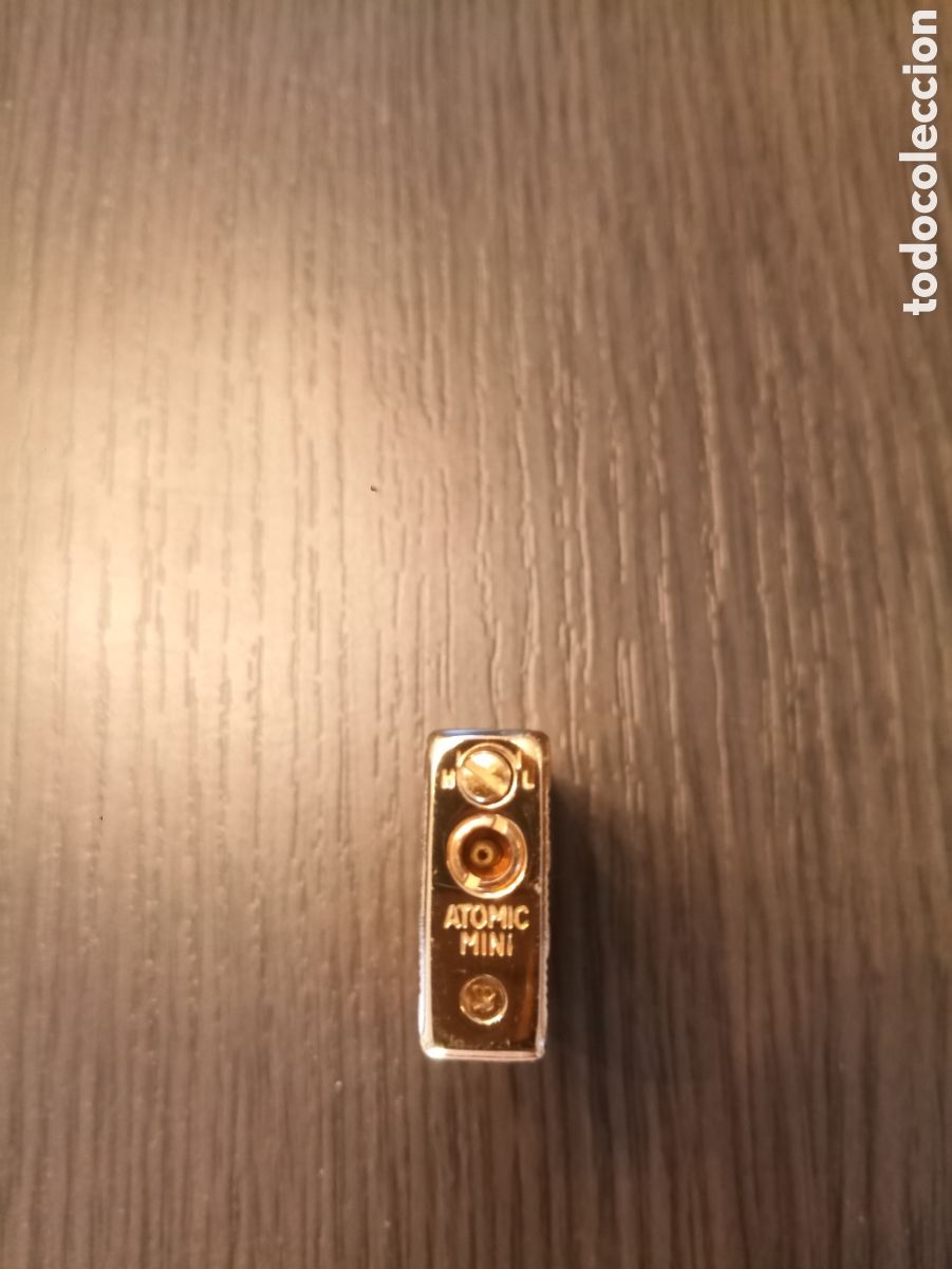 Coleccionismo: Antiguo Mechero - Encendedor Electr&oacute;nico ATOMIC MINI - Foto 6