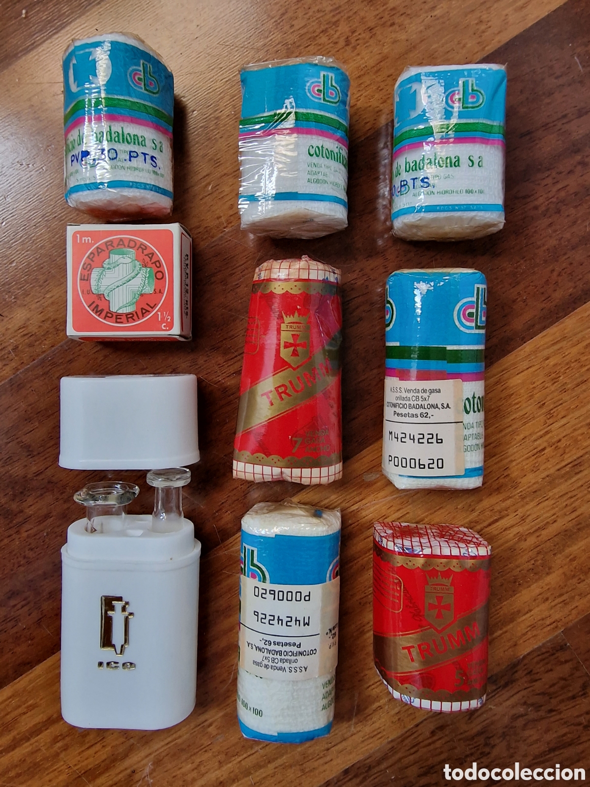 Coleccionismo: Material sanitario vintage a&ntilde;os 80