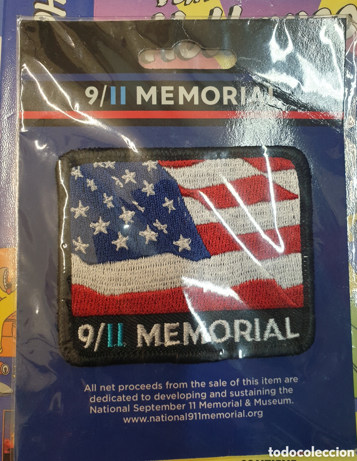 Coleccionismo: Parche conmemorativo 11S. America. SIN ABRIR