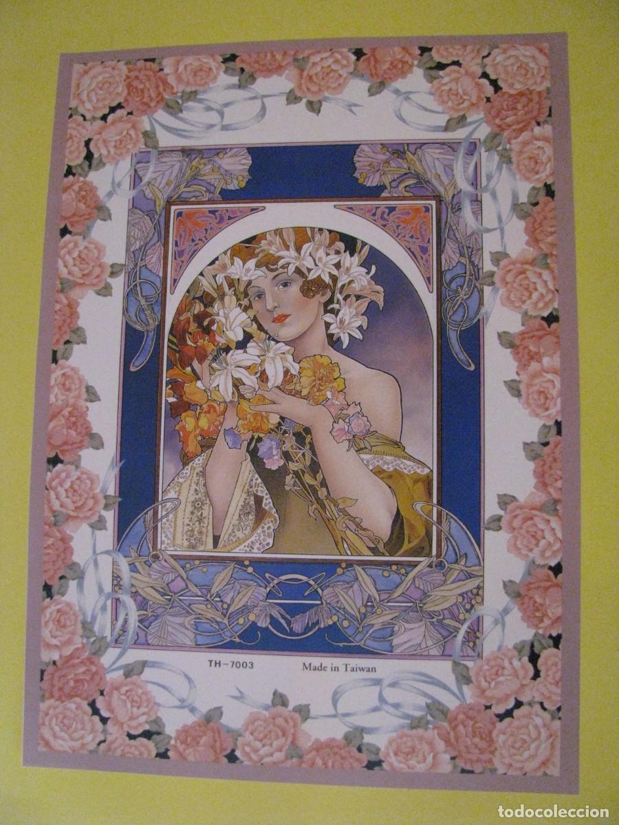 Coleccionismo: LAMINA DE LA OBRA DEL PINTOR ALPHONSE MUCHA. 24X17 CM. TH-7003.