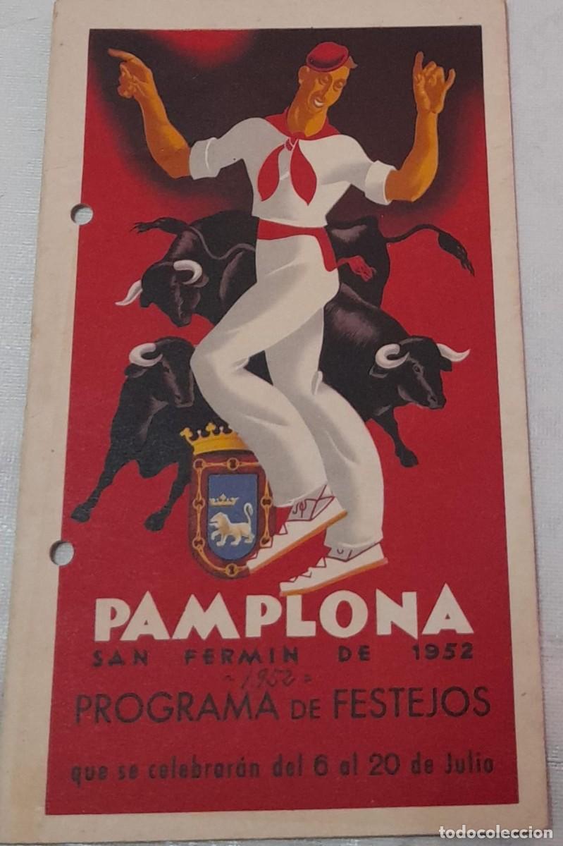 Coleccionismo: PROGRAMA DE FESTEJOS DE SAN FERM&Iacute;N 1952 - Foto 1