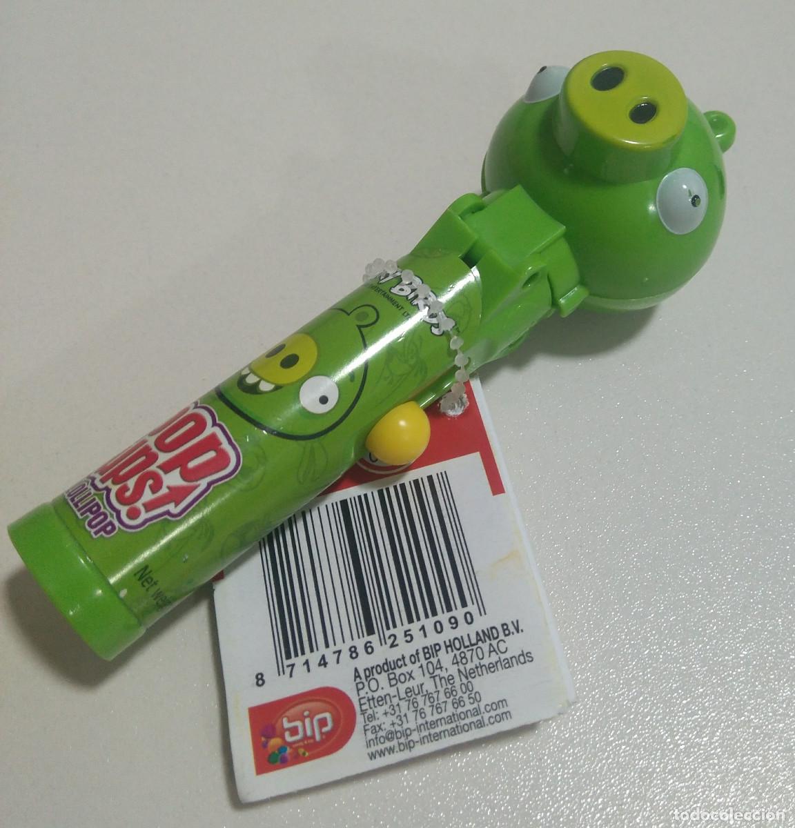 Coleccionismo: angry birds caramelo chupa chups pop up rovio nuevo etiqueta bird cerdo pig popups