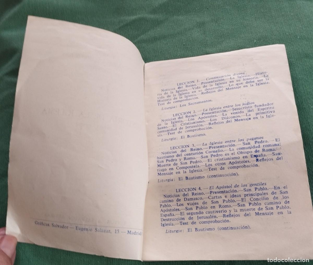 Coleccionismo: Programa primer curso de Bachillerato de Religi&oacute;n plan 57 - Foto 2