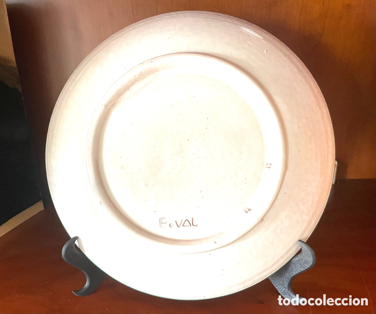 Coleccionismo: Plato cer&aacute;mica decorativa - Foto 3