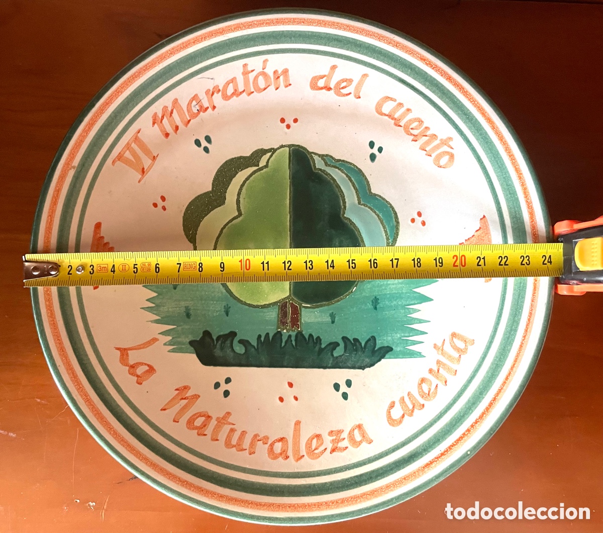 Coleccionismo: Plato cer&aacute;mica decorativa - Foto 4