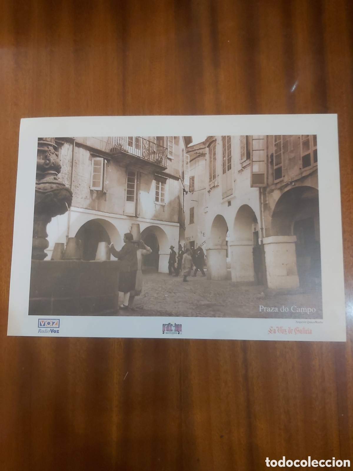 Collectionnisme: 32x21 l&aacute;mina Lugo plaza del campo ver mis lotes POSTALES Galicia