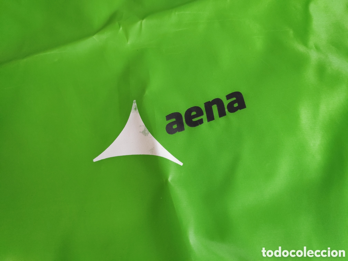 Coleccionismo: Bolsa Aena con asas, tipo mochila. - Foto 2