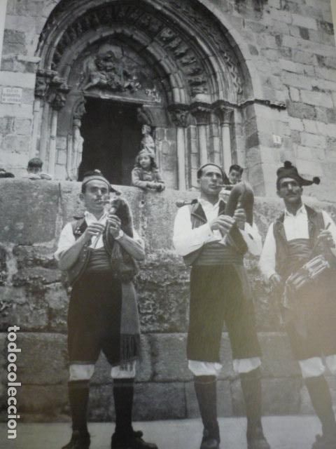 Sammelleidenschaft Papier: LA CORU&Ntilde;A GAITEROS GALLEGOS ANTIGUA LAMINA A&Ntilde;OS 50