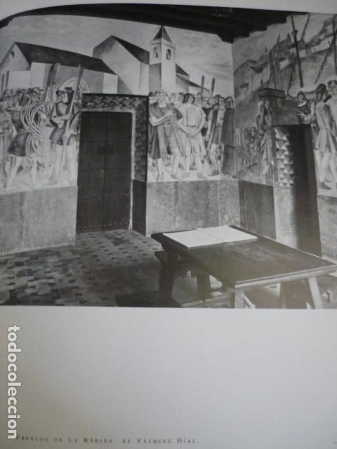 Coleccionismo: MONASTERIO DE LA RABIDA HUELVA ANTIGUA LAMINA A&Ntilde;OS 50