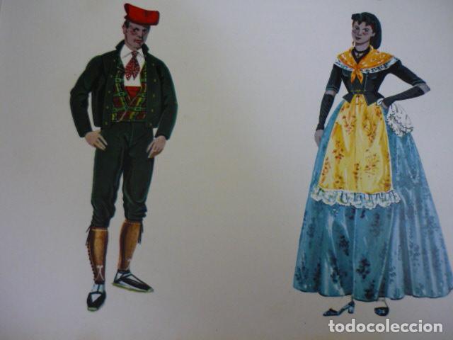 Sammelleidenschaft Papier: CATALU&Ntilde;A TIPOS ANTIGUA CROMOLITOGRAFIA A&Ntilde;OS 50