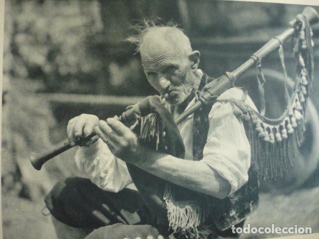 Coleccionismo: ASTURIAS GAITERO ASTURIANO ANTIGUO HUECOGRABADO A&Ntilde;OS 30
