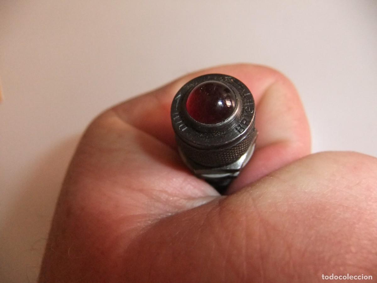 Coleccionismo: luces rojas de aviso cabina avion - Foto 2