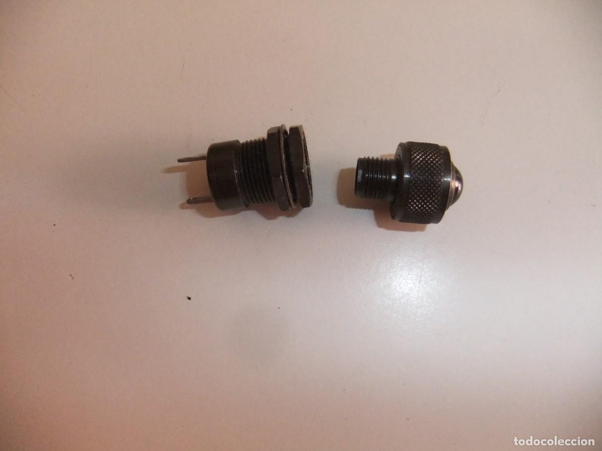 Coleccionismo: luces rojas de aviso cabina avion - Foto 3