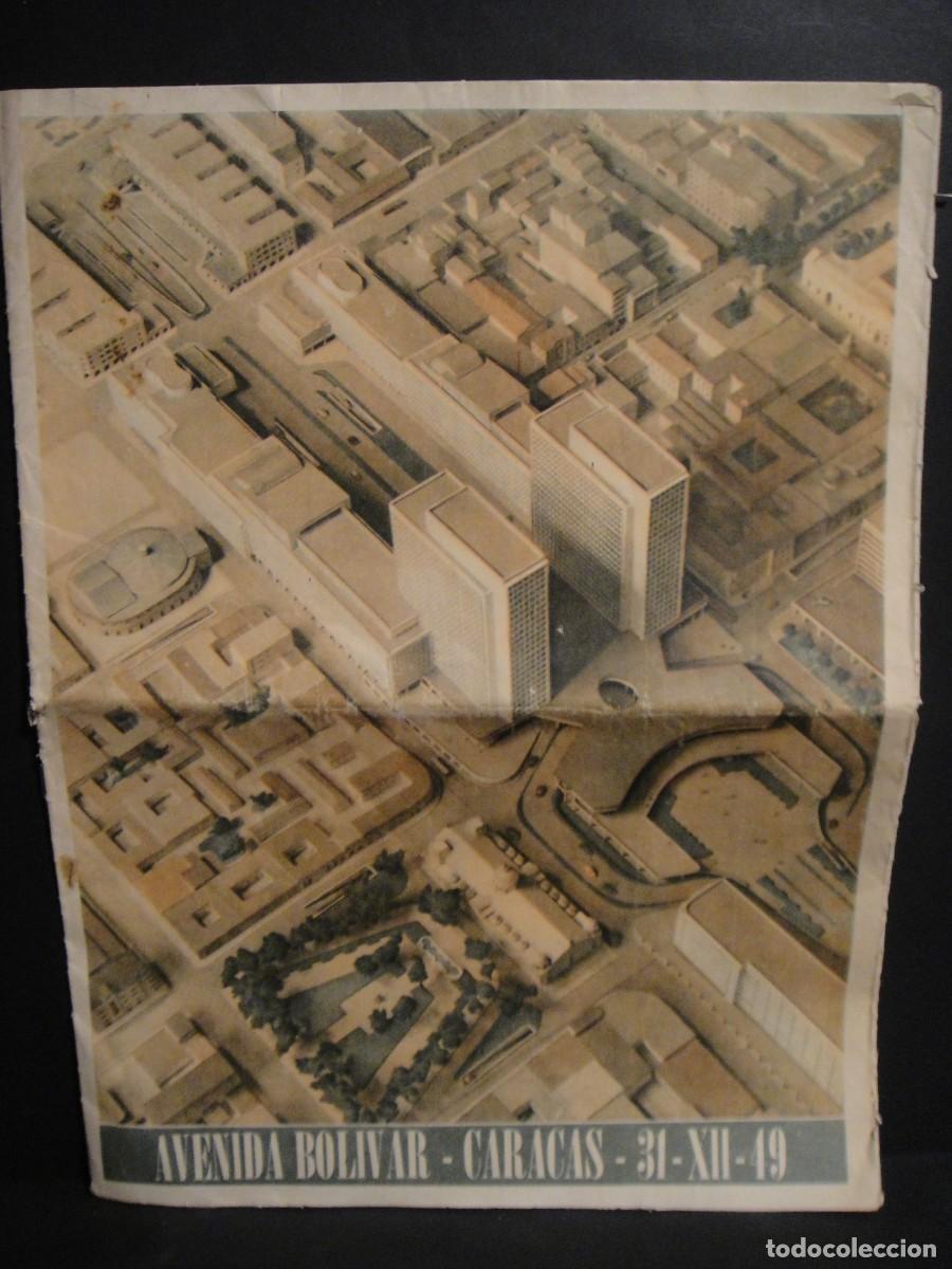 Coleccionismo: proyecto y construccion de la av. bolivar - caracas , 31 -XII - 1949