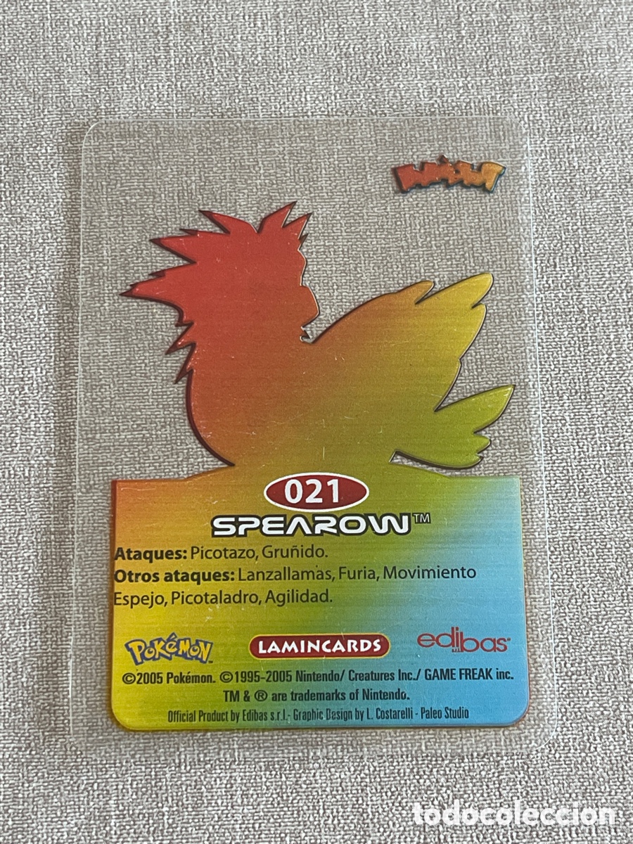 Coleccionismo: Carta Pok&eacute;mon Spearow - Foto 2