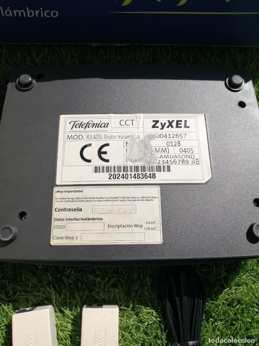 Coleccionismo: Kit ADSL router inal&aacute;mbrico a&ntilde;o 2004 - Foto 5