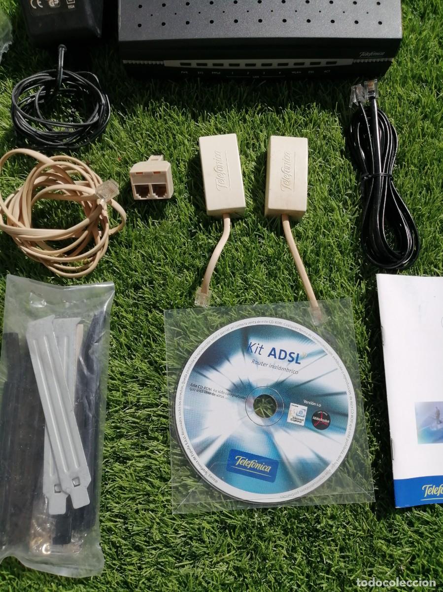 Coleccionismo: Kit ADSL router inal&aacute;mbrico a&ntilde;o 2004 - Foto 7