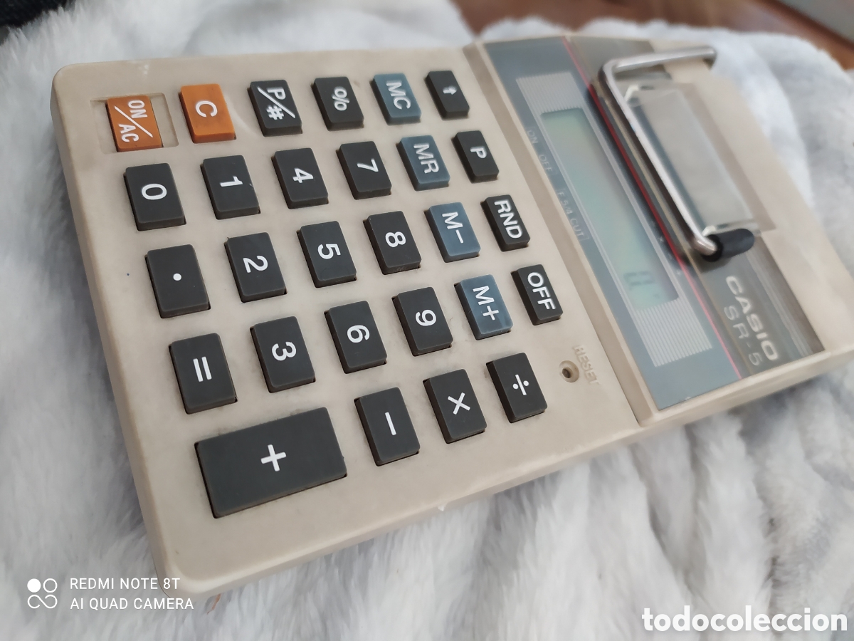 Coleccionismo: Calculadora cient&iacute;fica CASIO SR-5 vintage de 1975 - Foto 2