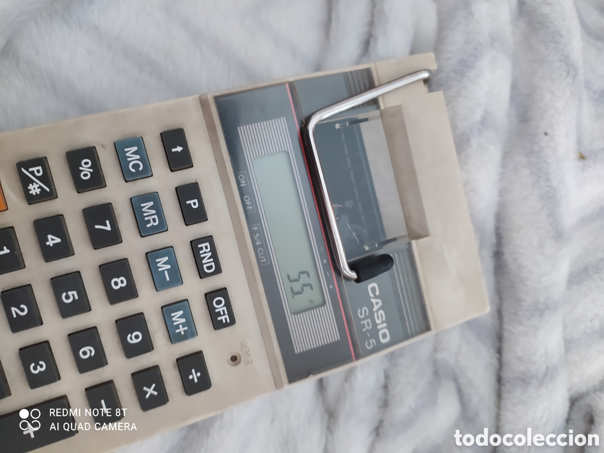 Coleccionismo: Calculadora cient&iacute;fica CASIO SR-5 vintage de 1975 - Foto 3