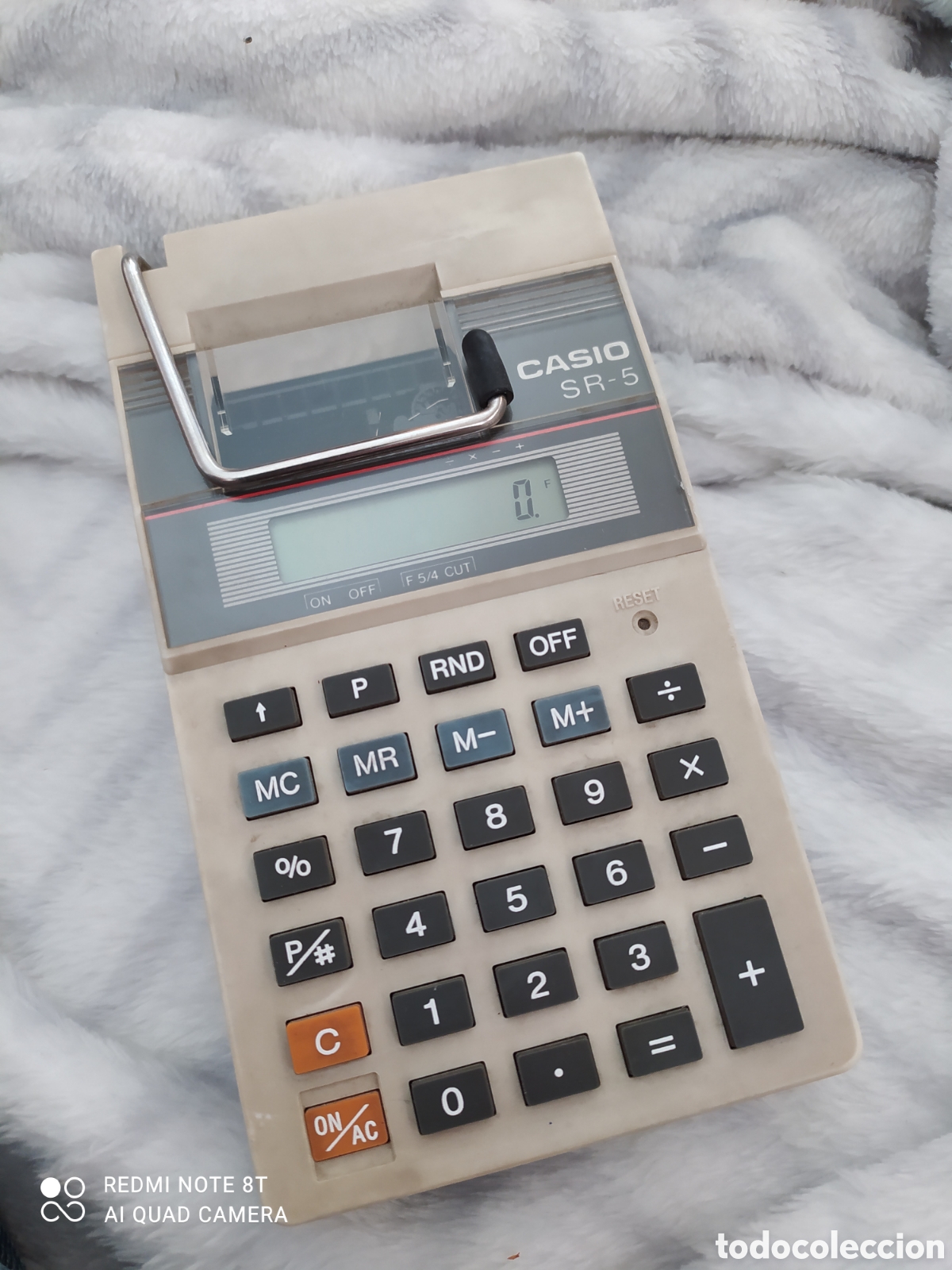 Coleccionismo: Calculadora cient&iacute;fica CASIO SR-5 vintage de 1975 - Foto 1