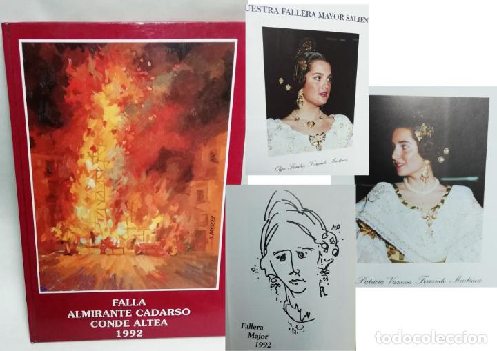 Coleccionismo: ANTIGUO PROGRAMA / OLD PROGRAM: FALLA ALMIRANTE CADARSO - CONDE ALTEA 1992