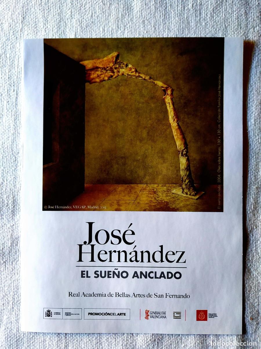 Coleccionismo: 2013 - PROGRAMA DE MANO DE EXPOSICI&Oacute;N DE JOS&Eacute; HERN&Aacute;NDEZ - Foto 1
