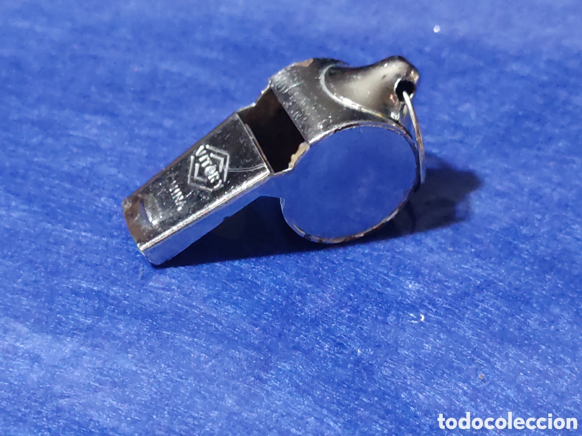 Coleccionismo: Silbato Vitory de metal.Pito. - Foto 3