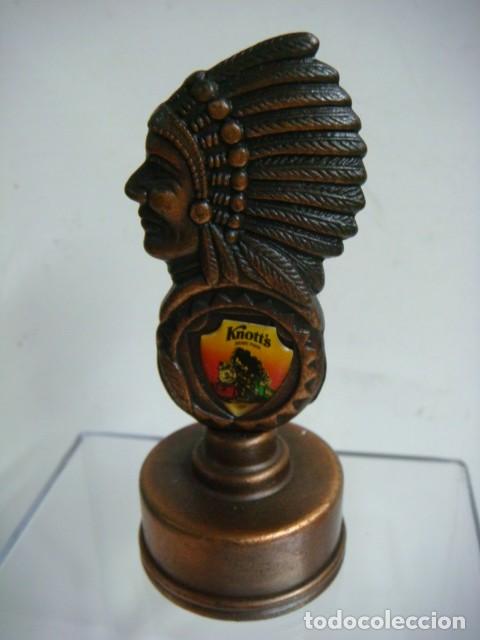 Coleccionismo: SACAPUNTAS FIGURA DE CABEZA DE INDIO DE KNOTT'S-CAJ-B- N&ordm;-155