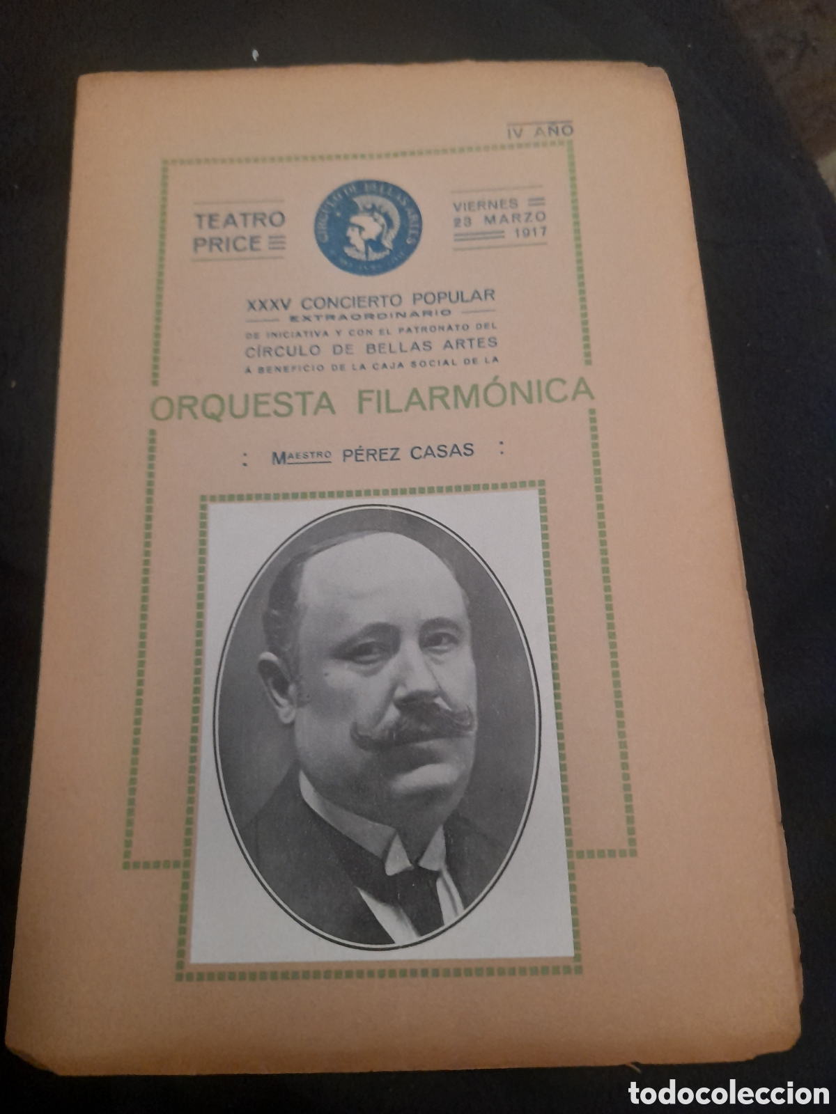 Coleccionismo: Programa del Teatro Price de 1917 - Foto 1