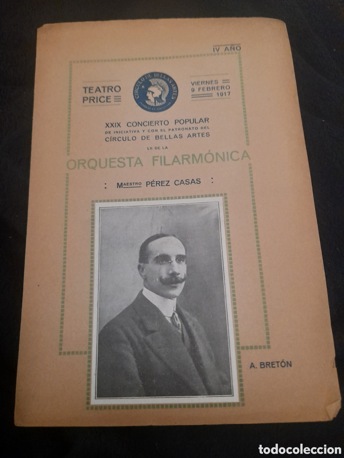 Coleccionismo: Programa del Teatro Price de 1917 - Foto 1