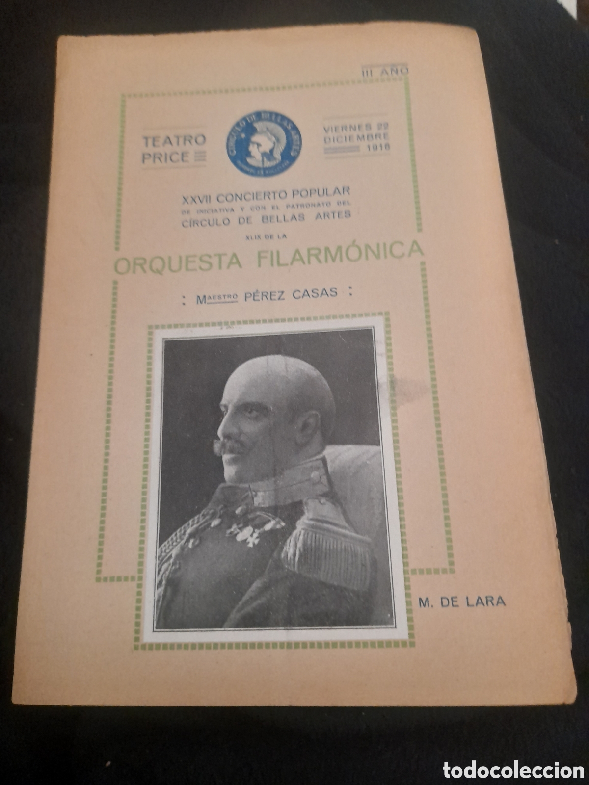 Coleccionismo: Programa del Teatro Price de 1917 - Foto 1