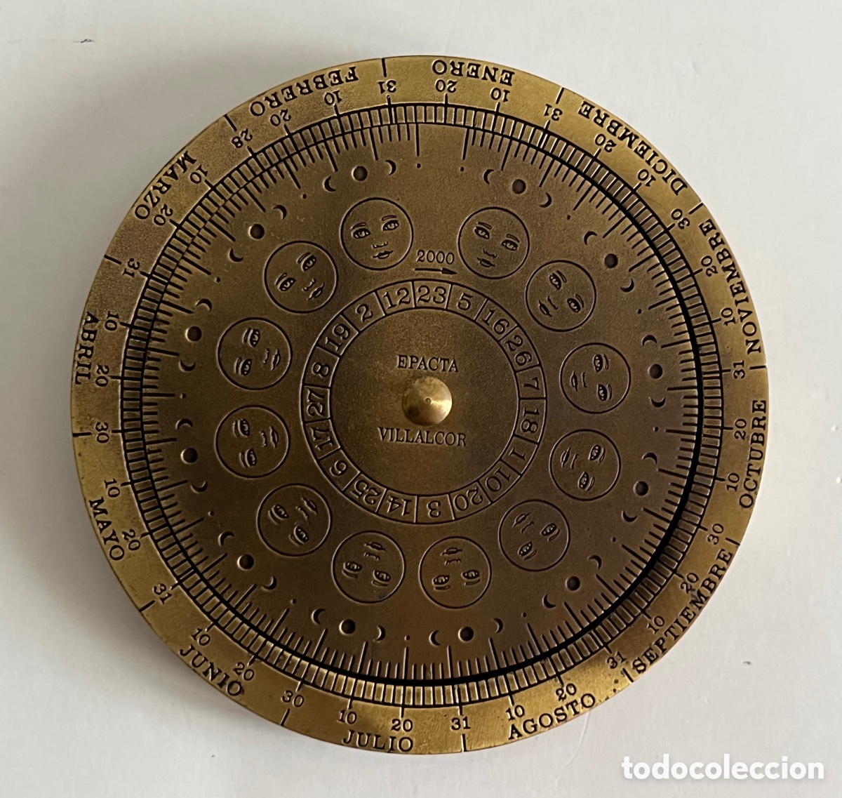 Coleccionismo: Calendario lunar - mareas - Foto 3