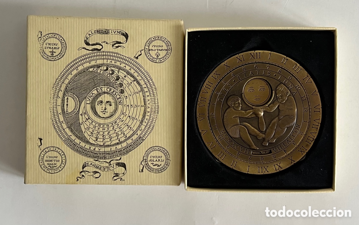 Coleccionismo: Calendario lunar - mareas - Foto 1